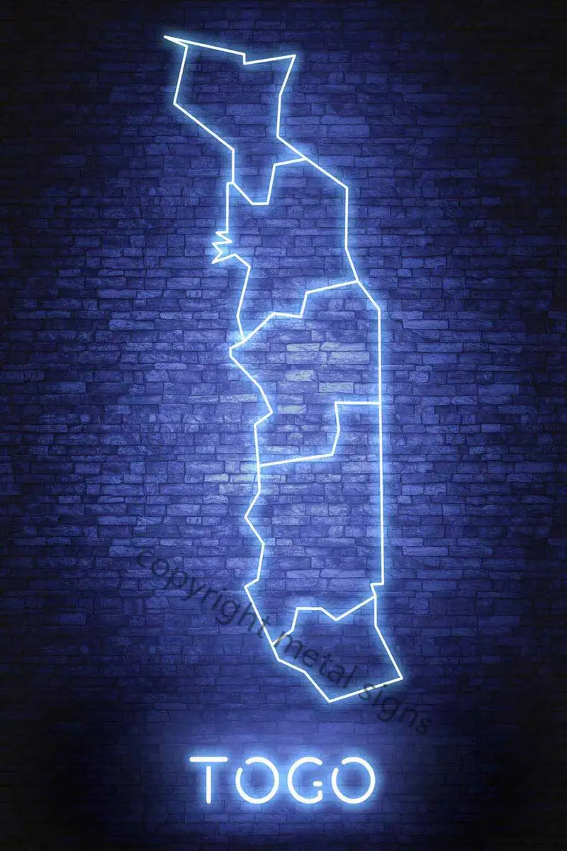 

Винтажная металлическая вывеска Togo Lome, жестяные таблички, Настенный декор, неоновая вывеска для мужчин, пещера, кафе, паб, дома, клуба, без св...