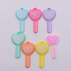 20 шт., сердца и буквы кабошон с плоской задней стороной для украшений сделай сам, ювелирные изделия, подвески, шармы, аксессуары, 57*31 мм