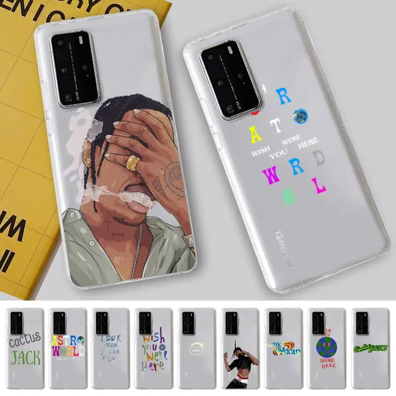 

LVTLV Raper travis scott Phone Case For Huawei P 20 30 40 pro lite Psmart2019 Honor 8 10 20 Y5 6 2019 Nova3E