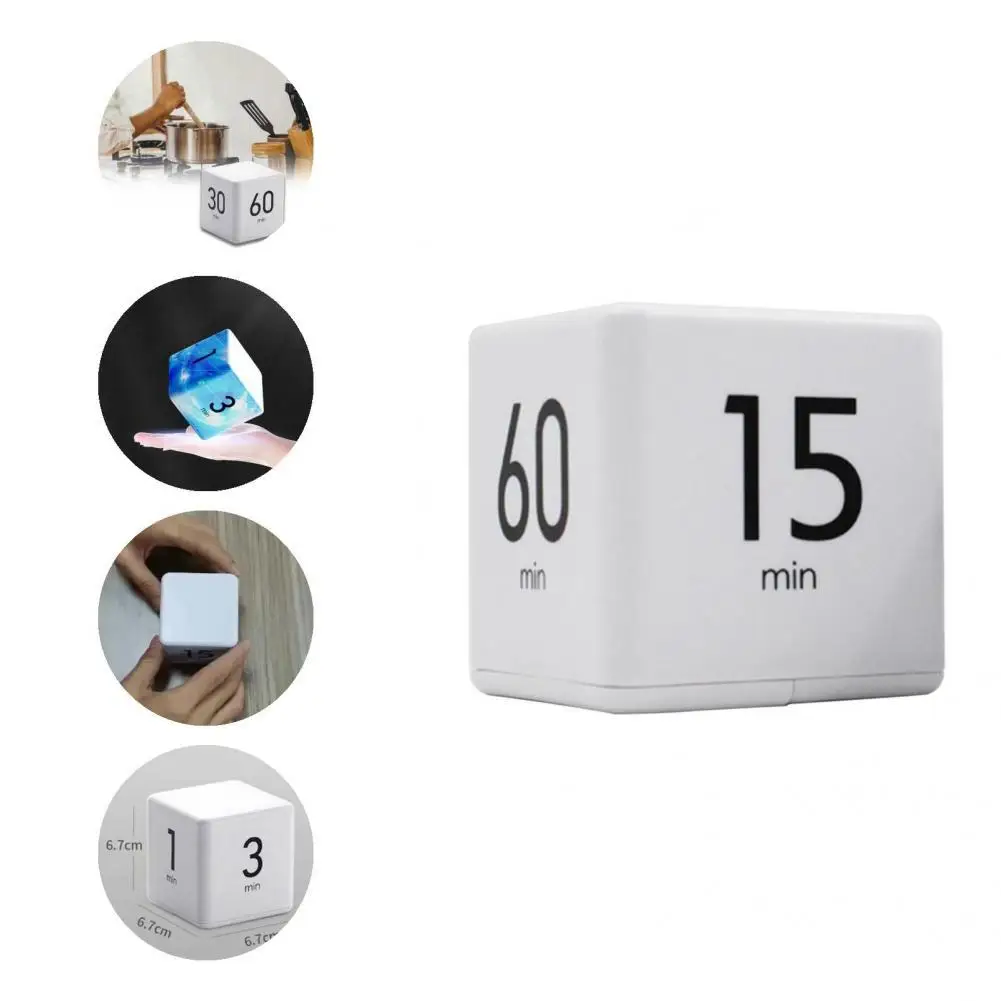 

Abrasion Resistant Reusable Flip Over Multifunctional Cooking Alarm for Household