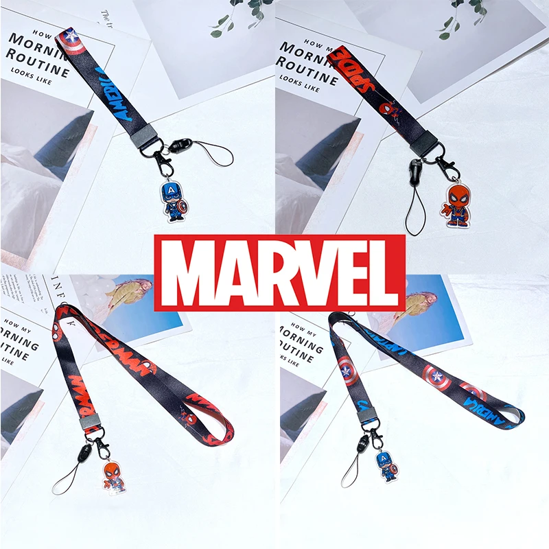 Шнурок с героями мультфильмов Марвел модный креативный шнурок человеком-пауком