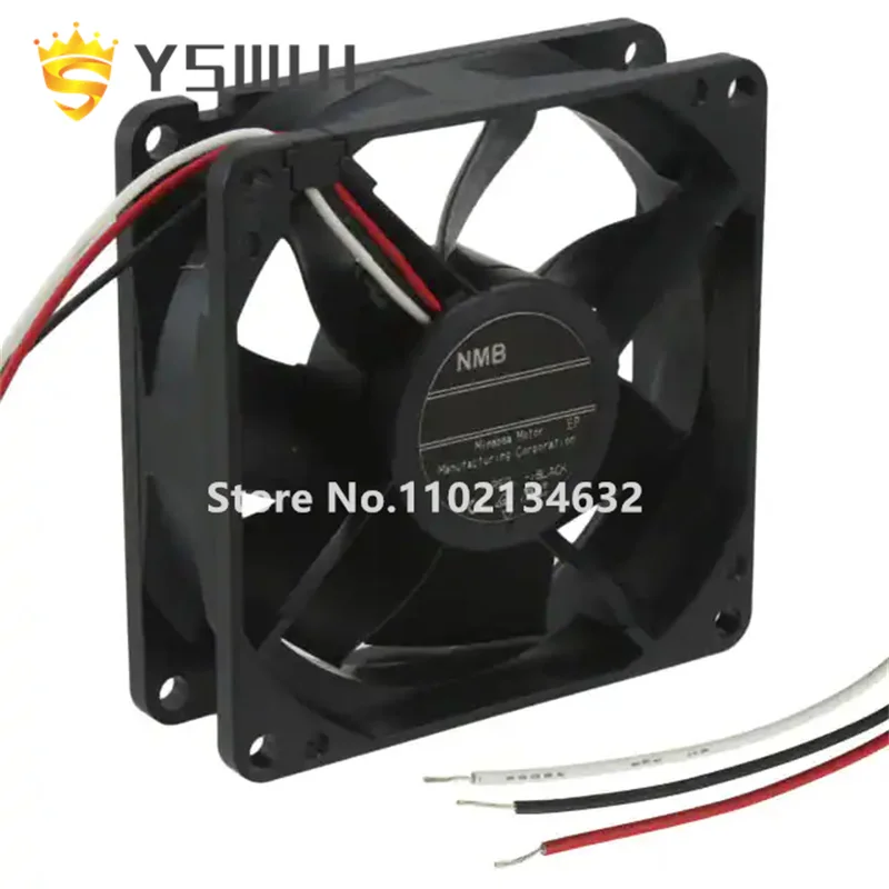 

08025SA-12P-EL-00 Originl FAN 12VDC 80X25MM 3WR -