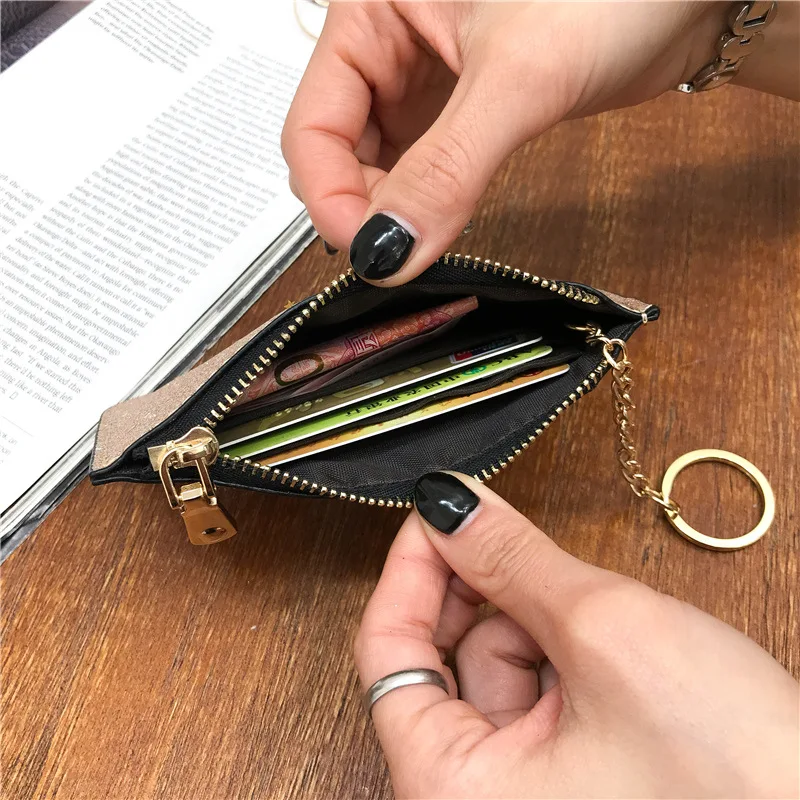 Короткий Блестящий клатч со звездами для женщин кошелек мелочи | Кошельки