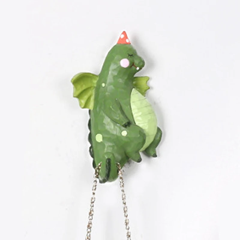 

Lovely Cartoon Dinosaur Sucker Kitchen Bathroom Wall Hook Storage Hook Free Nail Single Wall Hooks Decor Wall Hook Key Holder