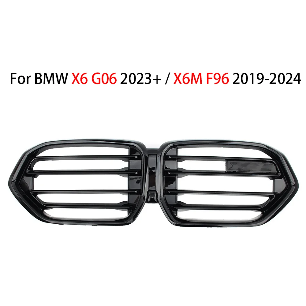 

Решетка переднего бампера для BMW X6 G06 2023+xDrive30i 40i M60i M50D/X5M F95 X6M F96 2019-2024 Передняя решетка в стиле M