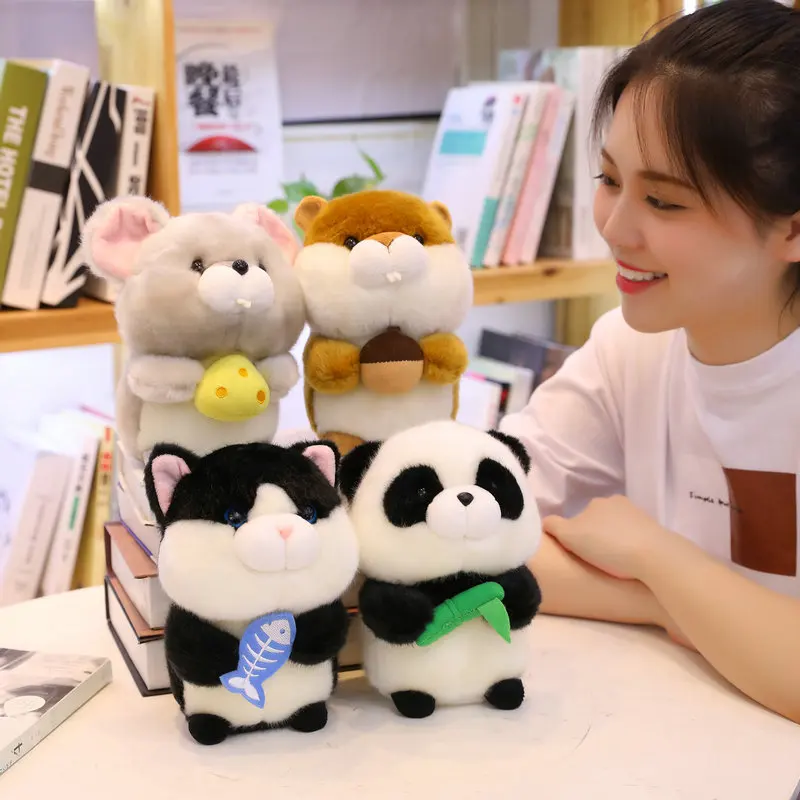 34 Syles мышь Хомяк Пингвин плюшевая игрушка мягкая собака кукла Хаски свинка мяч