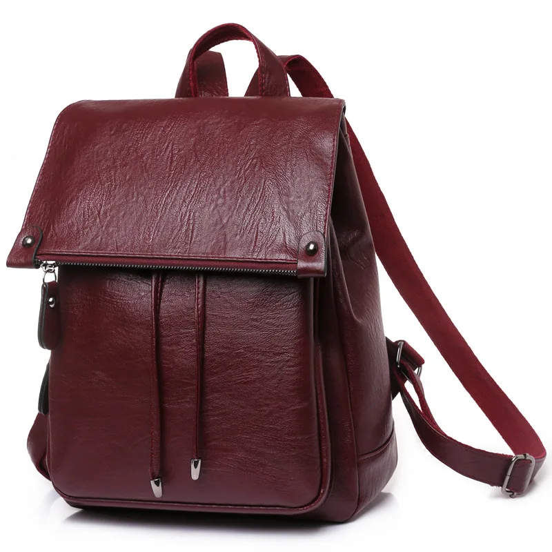 

Женский рюкзак из ПУ кожи, с защитой от кражи