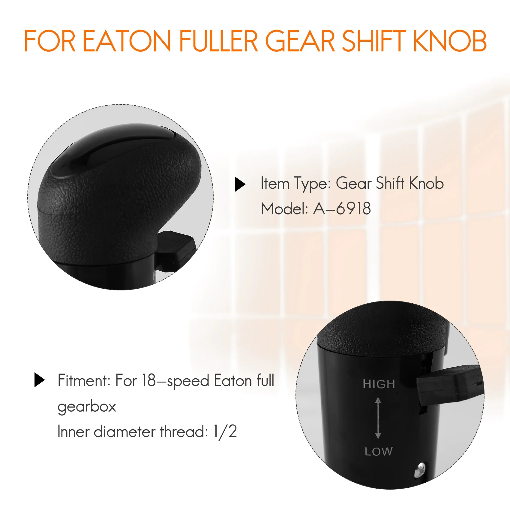 Для 18-скоростных трансмиссий Eaton Fuller ручка переключения передач с переключателем