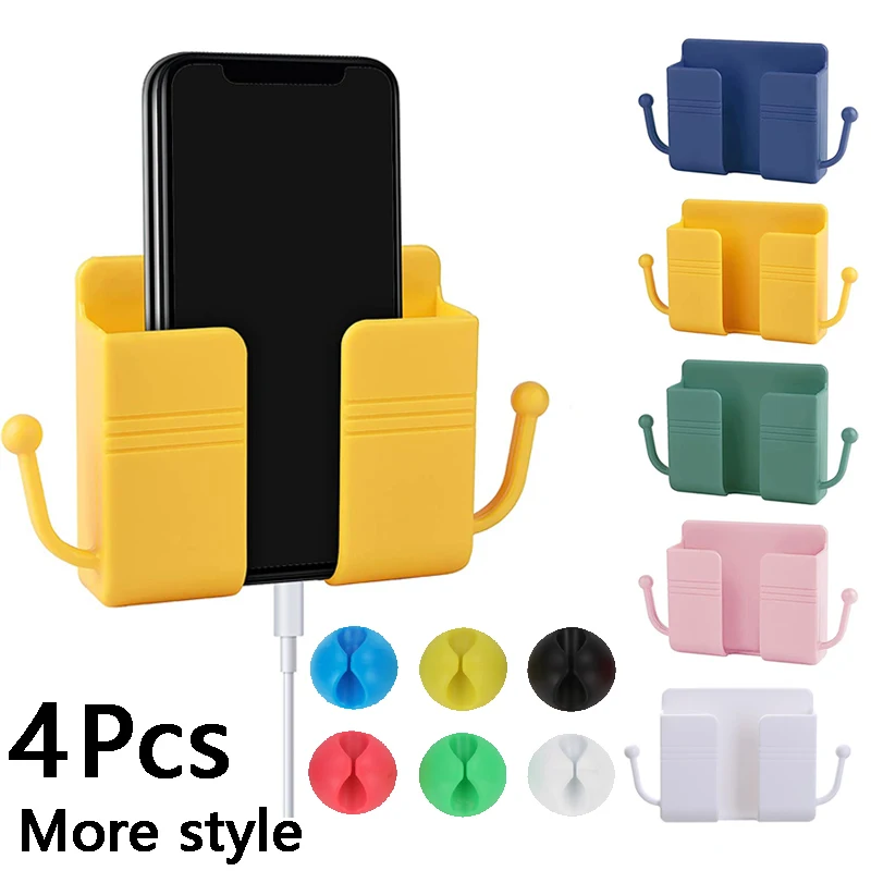 4/2/1 шт. настенный держатель для телефона | Дом и сад