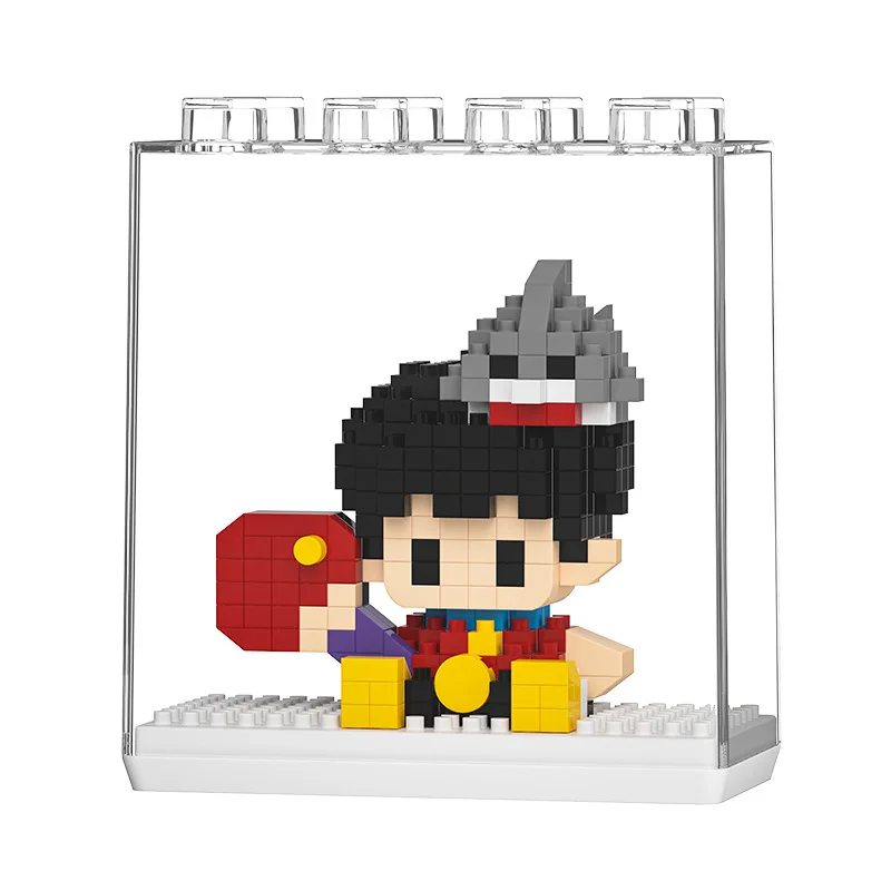 Серия настольного тенниса совместима с сборкой головоломок LEGO из микрочастиц