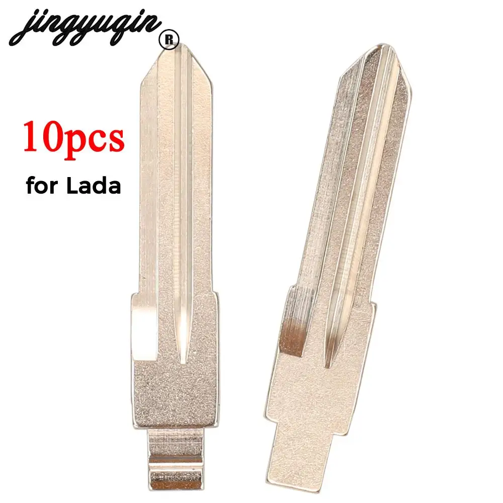 

Jingyuqin 10 шт. для LADA складной флип-дистанционный автомобильный ключ лезвие KD/VVDI пустой ключ необрезанное лезвие замена