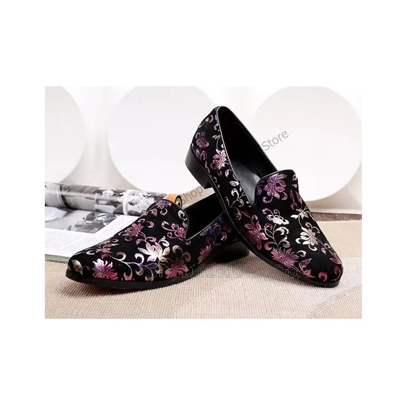 Рисунок 6 - Лоферы мужские с цветочной вышивкой