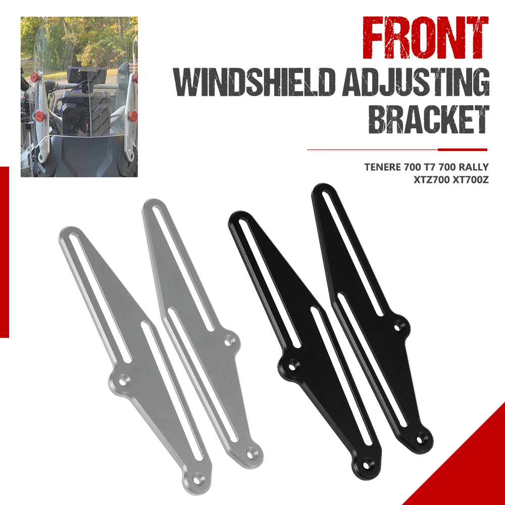 

CNC Adjustable Windshield Windscreen Lifting Rising Bracket Holder For YAMAHA TENERE 700 T700 T 700 T7 2019 2020 2021 2022 2023