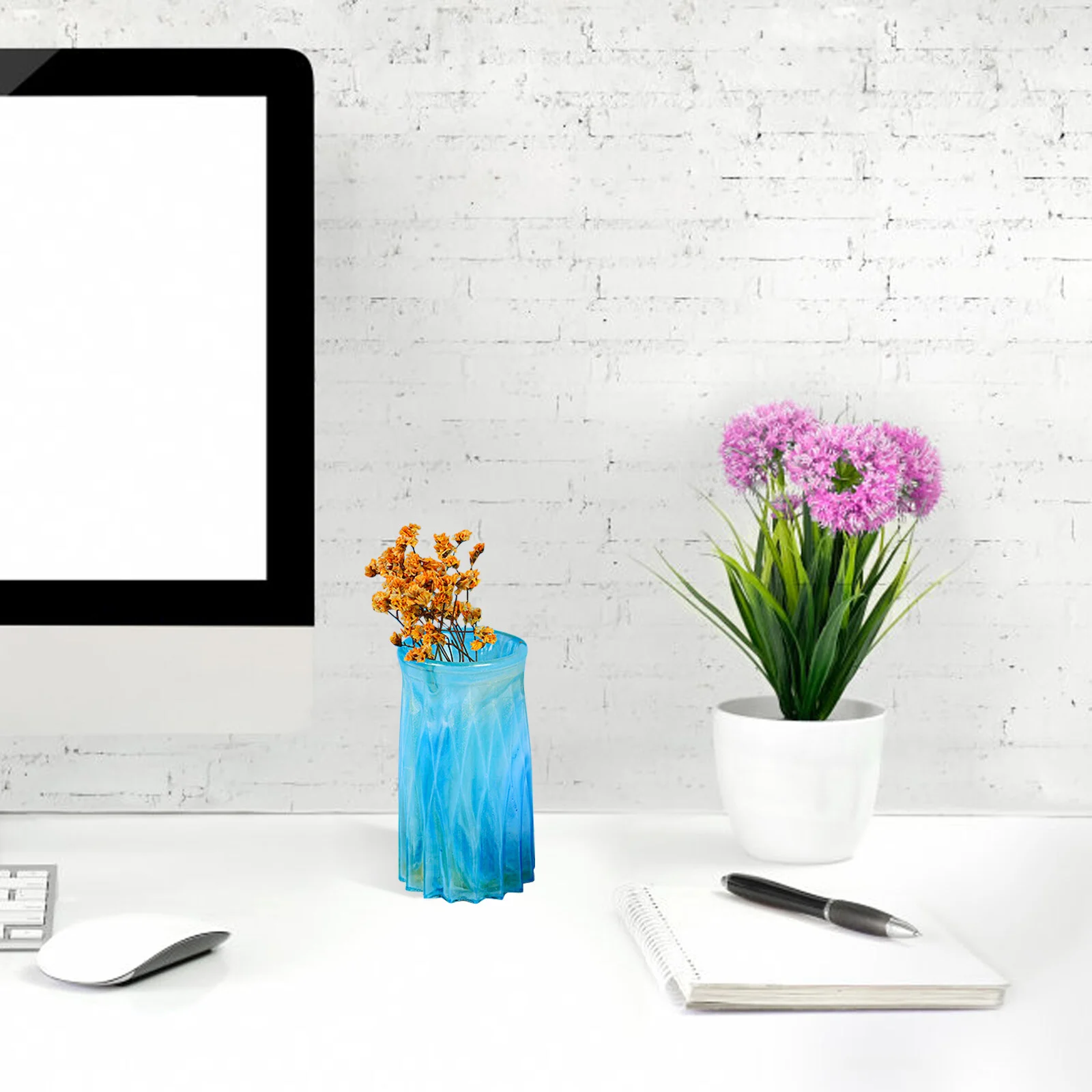 Vase Mold Crystal Epoxy Mould Storage Container Silicone Planter Handmade Craft Home Resin Tray Molds DIY Pen Holder Handmaed