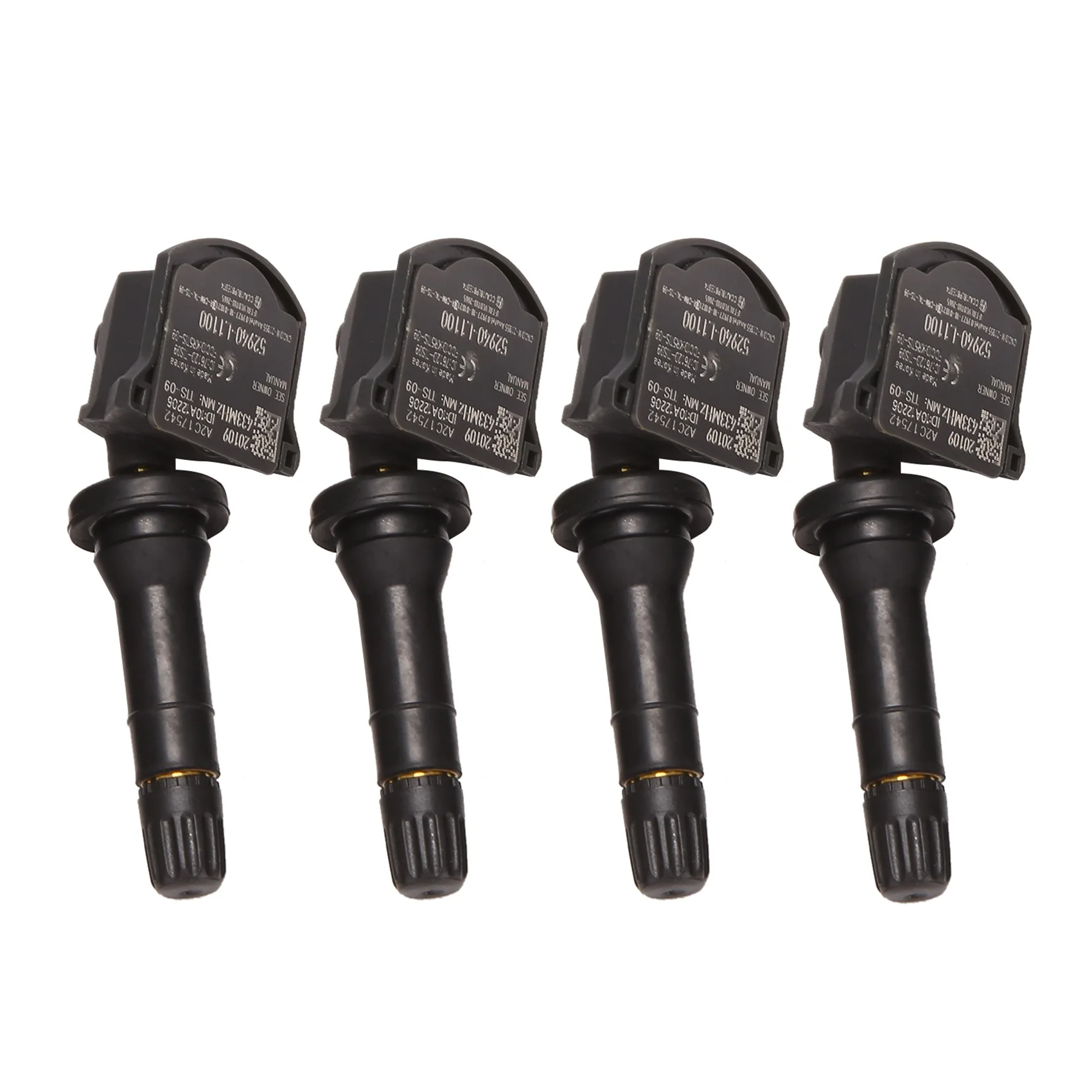

4PCS TPMS Tire Pressure Monitoring Sensor 52940-L1100 for Hyundai Sonata Elantra KIA Optima K5 Seltos 2020-2021