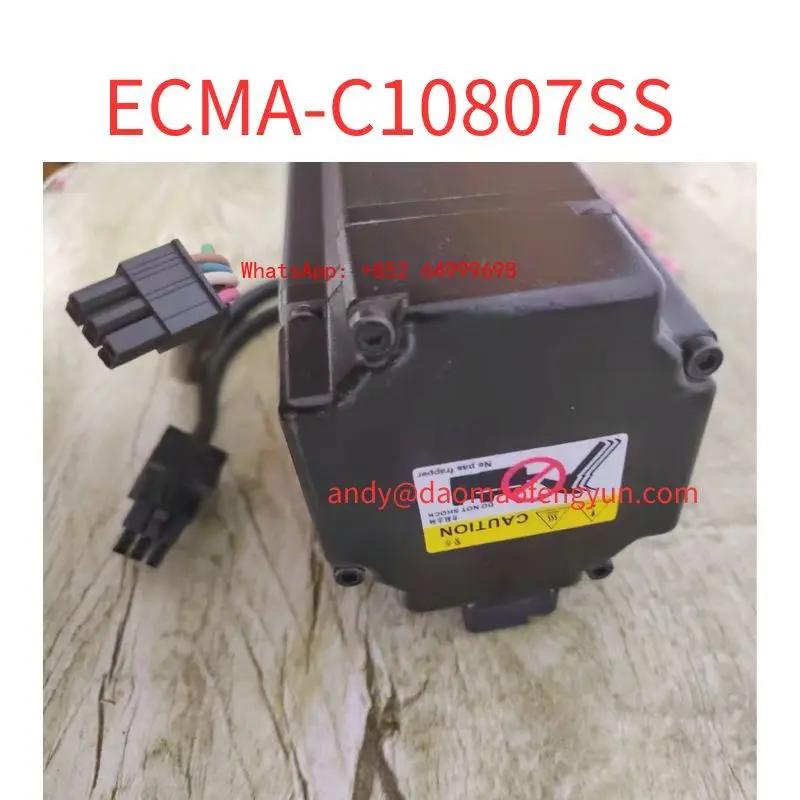Б/у Серводвигатель ECMA-C10807SS мощность 0 75 кВт тест ОК