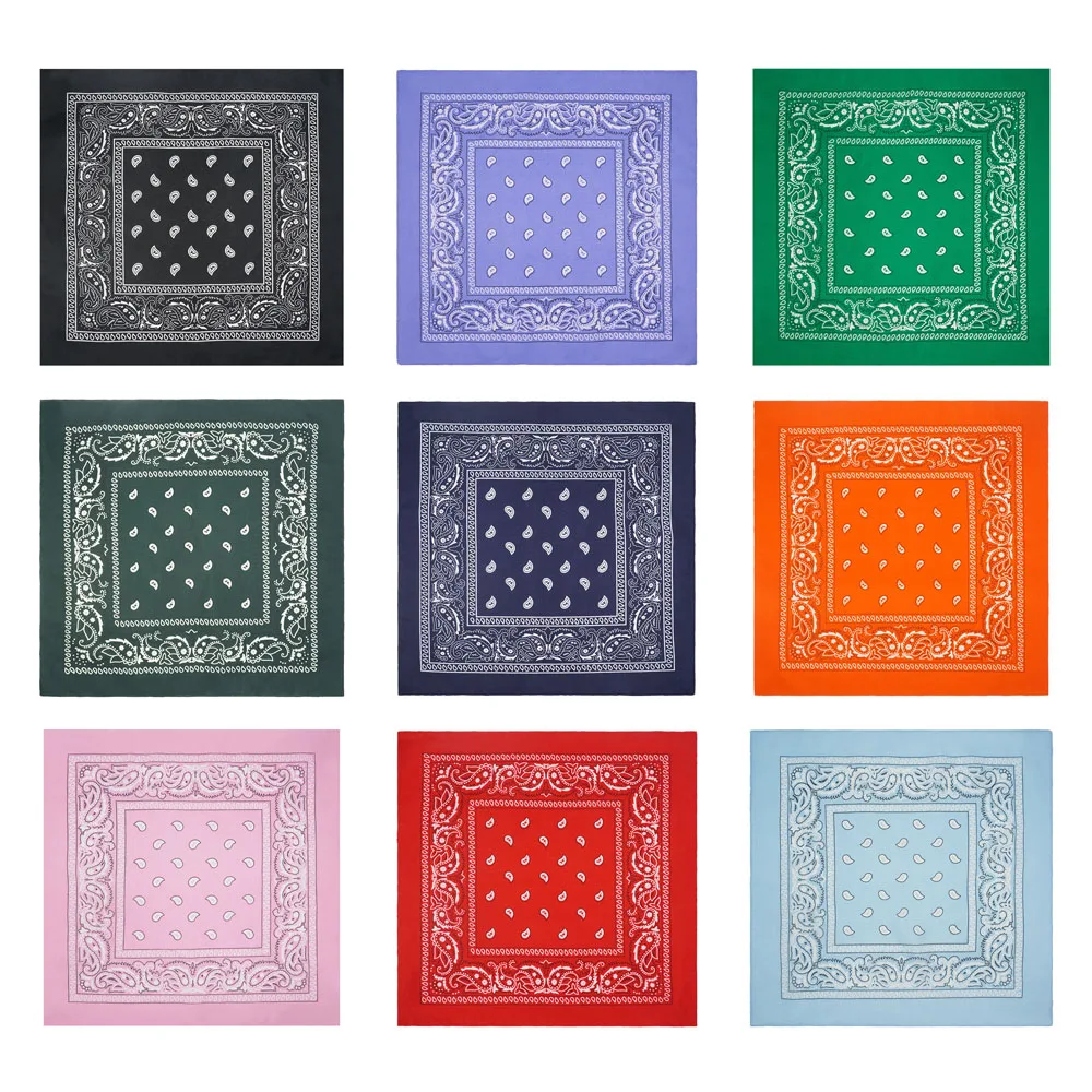 Модная походная бандана в стиле хип-хоп с пейсли для мужчин и женщин повязка на