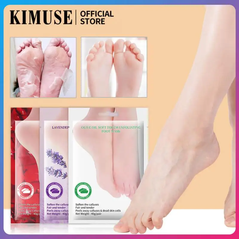 

Exfoliating Foot Masks Moisturizing Pedicure Socks Exfoliation Scrub Feet Mask Remove Dead Skin Heels Foot Peeling Patch Care