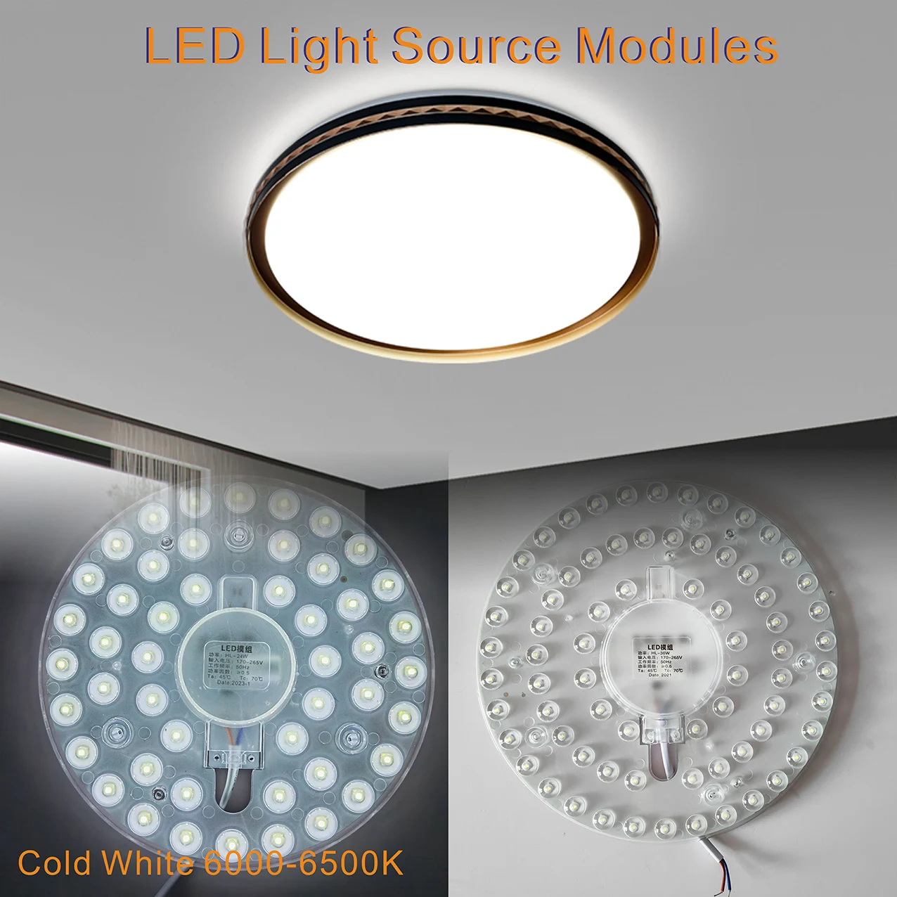 

Led Modules Ceiling Lamps light source 12W 18W 24W 36W AC220V 230V 240V Ceiling Lamps Magnet LED Module Replace
