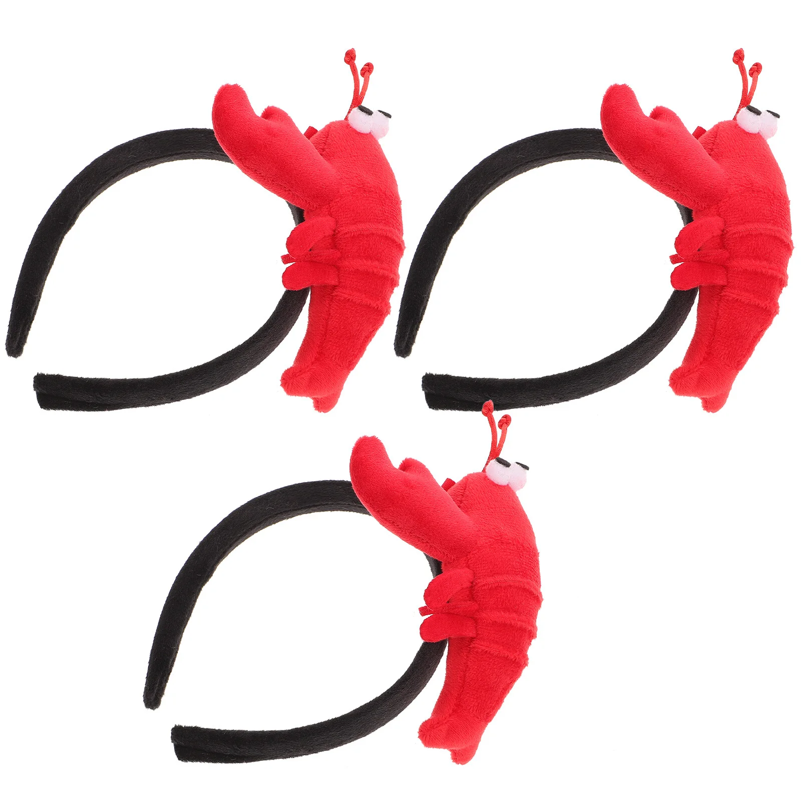 

3 Pcs Scarf Cartoon Headbands Stuff Animal Pop Festive Decor Party Headdress Fabric Interesting Child Costumes Adults