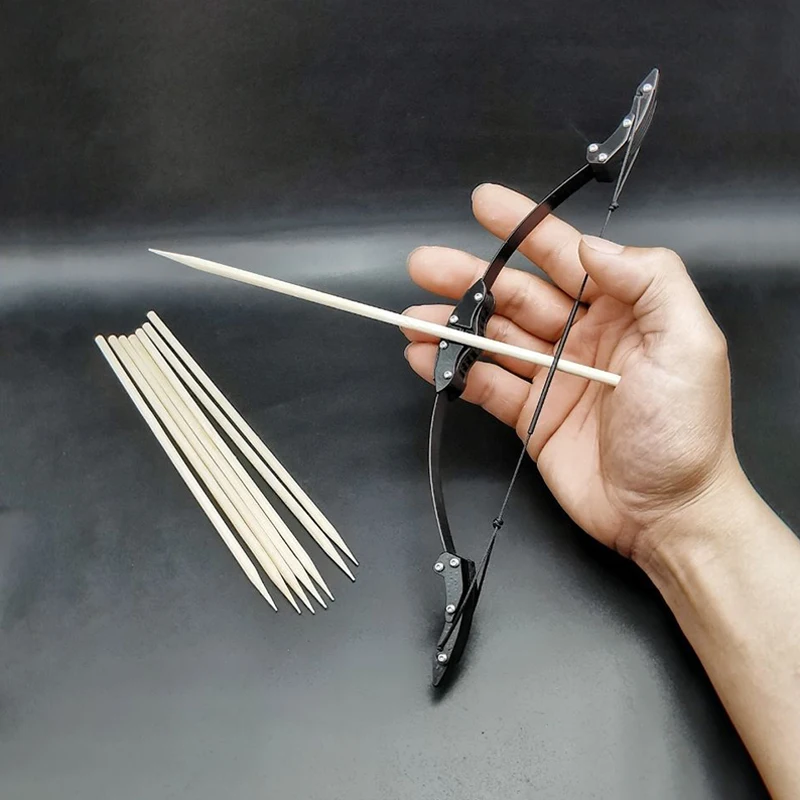 

Mini Recurve Bow Pocket Bow Athletics Archery Powerfull Stainless Steel Bow