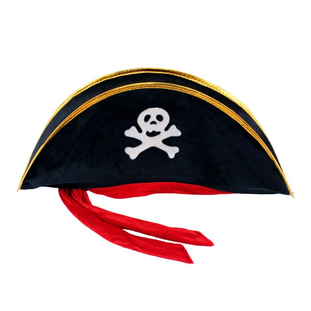 

2pcs Hat and Eye Patch Childrens Adult Pirate Hat Pirate Costume Eye Patch Girls Pirate Hat Pirate Party Hats