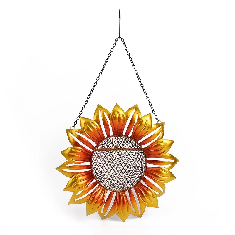 

Sunflower Bird Feeder Flower-Shaped Bird Tray Garden Decoration Pile