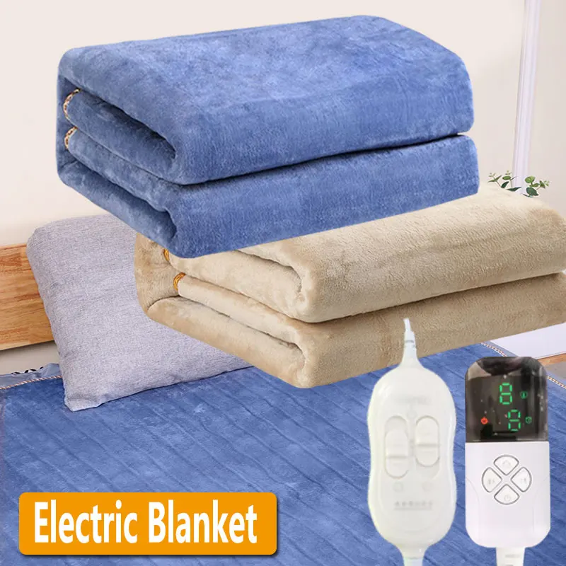 

Blanket Level Heating Smart Bed Temperature 2 Persons Remote Blankets Blanket Electric Electric Thermal 9 Flannel Double
