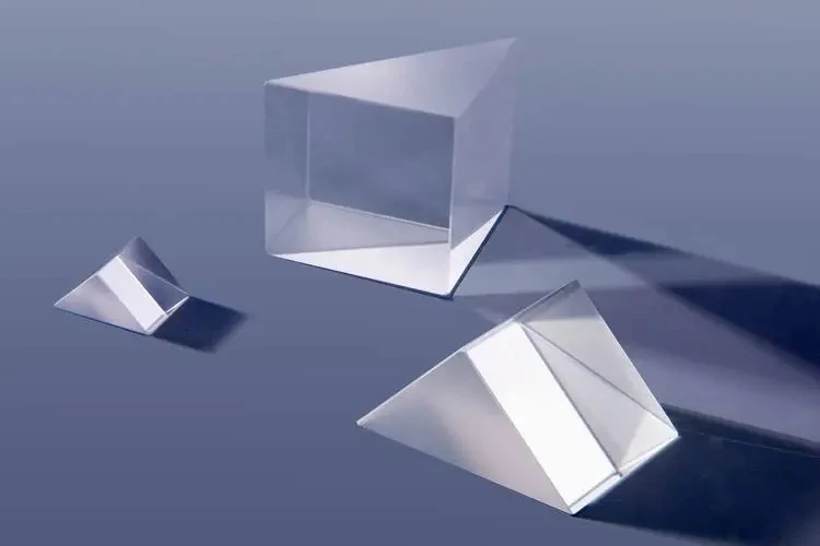 Новый продукт прямоугольная призма 60 мм кварцевое оптическое стекло JGS1 без