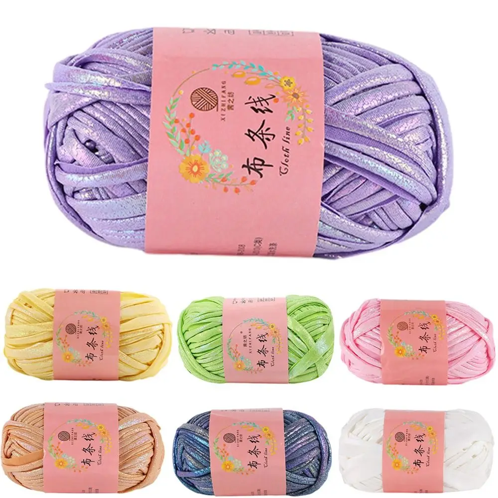 100 Г Пряжа Из Искусственной Кожи Для Вязания Крючком Сверкающего Волшебного