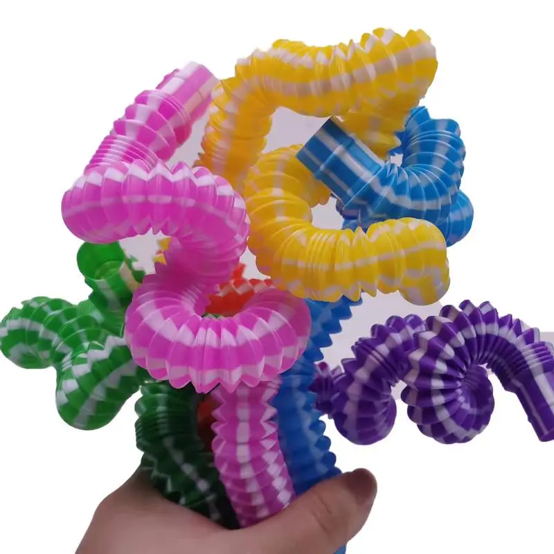 

Fidgets Toy Construction Building Colorful Heavy-Duty For Educational Toys For Stress Autisms Toy 2022 Mini Tube Sensory Toy