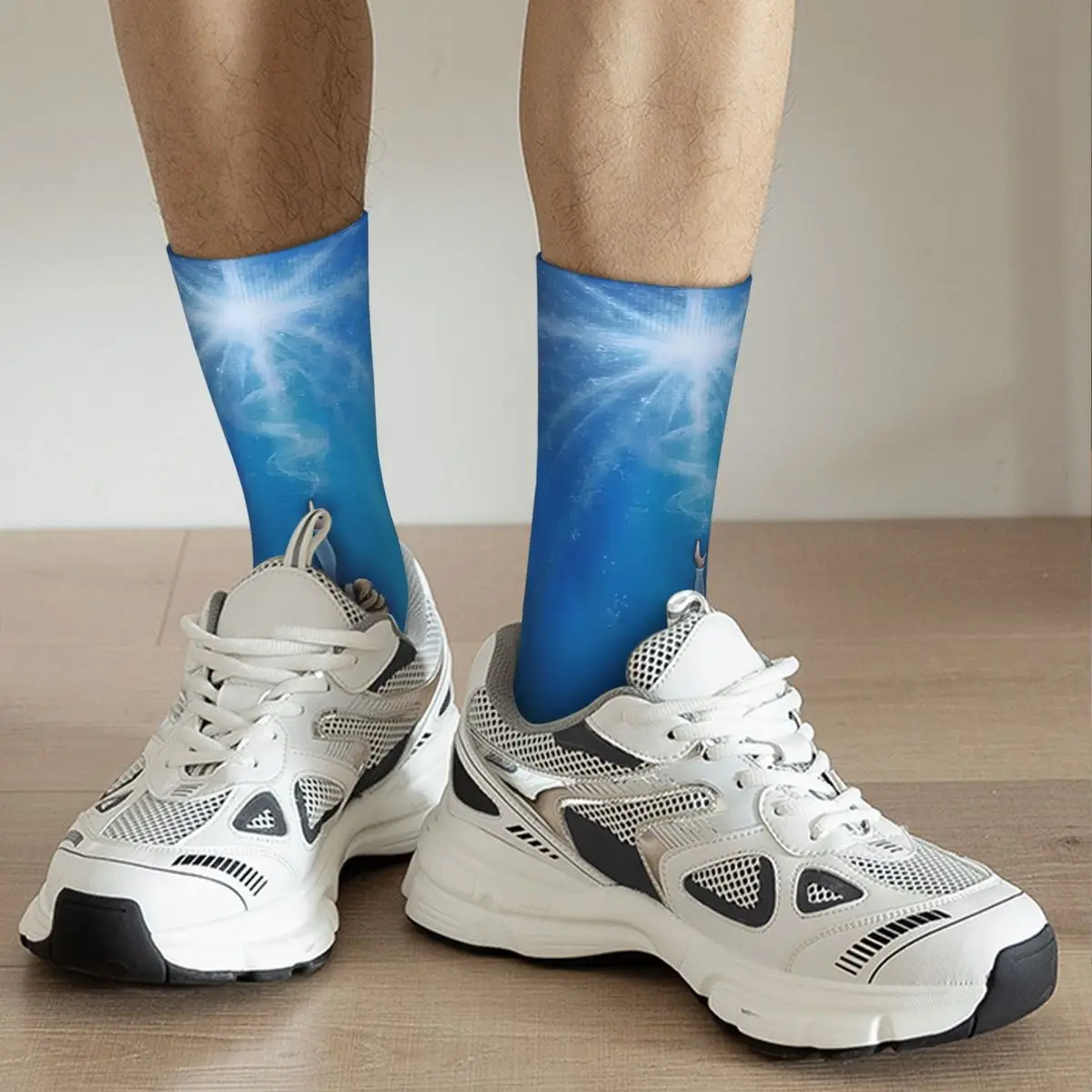 Носки FunnyLet It Go для мужчин в стиле хип-хоп винтажные диснеевские Холодное сердце