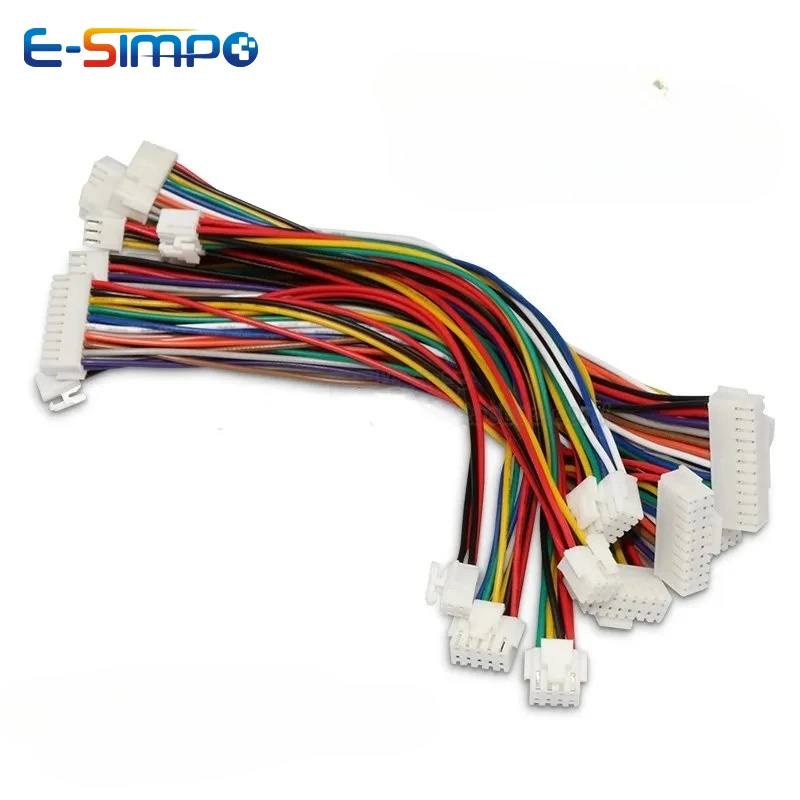 

5 шт. E-SIMPO PHB 2,0 мм двухрядный гнездовой кабель 20 см 2X2/4p/5/6/7/8p