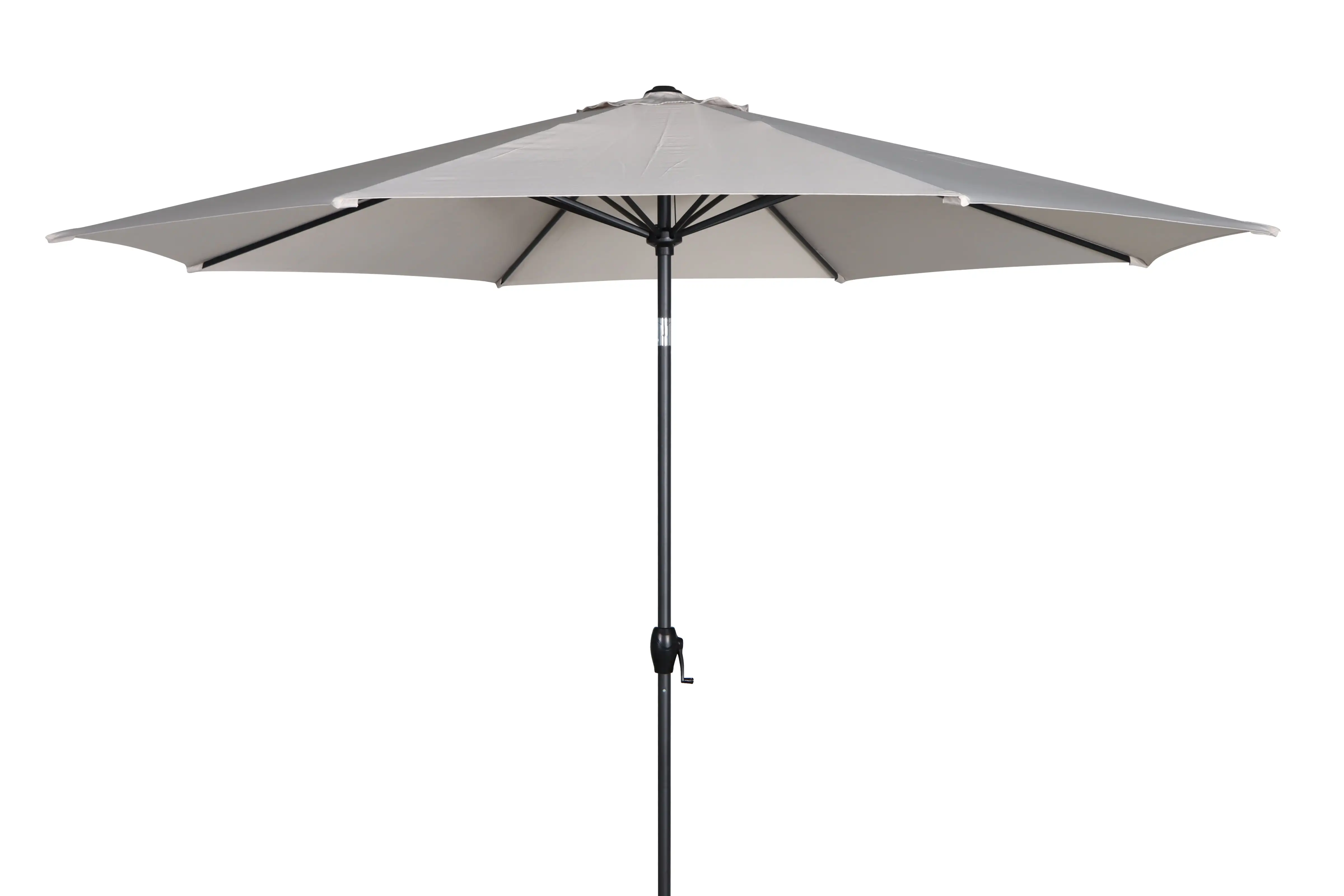 

11ft Stone Round Outdoor Tilting Market Patio Umbrella with Crank