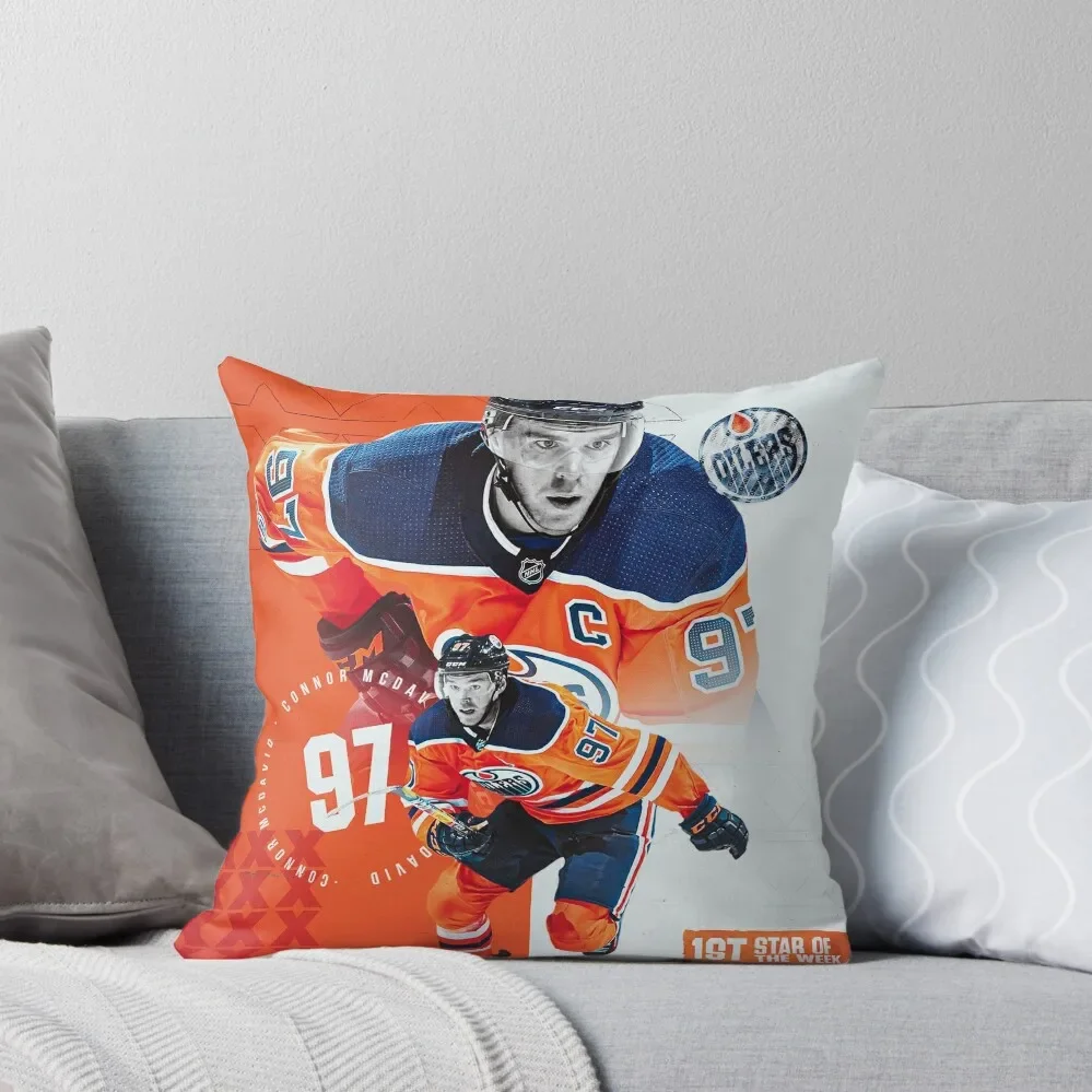 Подушка Connor McDavid диванная подушка рождественские наволочки комплект наволочек