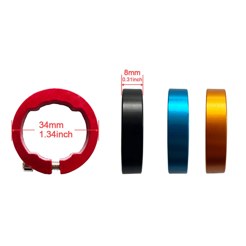 

1pair Bar Lock Aluminum Alloy Bicycle Cycling Accessories Bike Handlebar Part End Lock Rings End Plug Bicycle Grips Ring