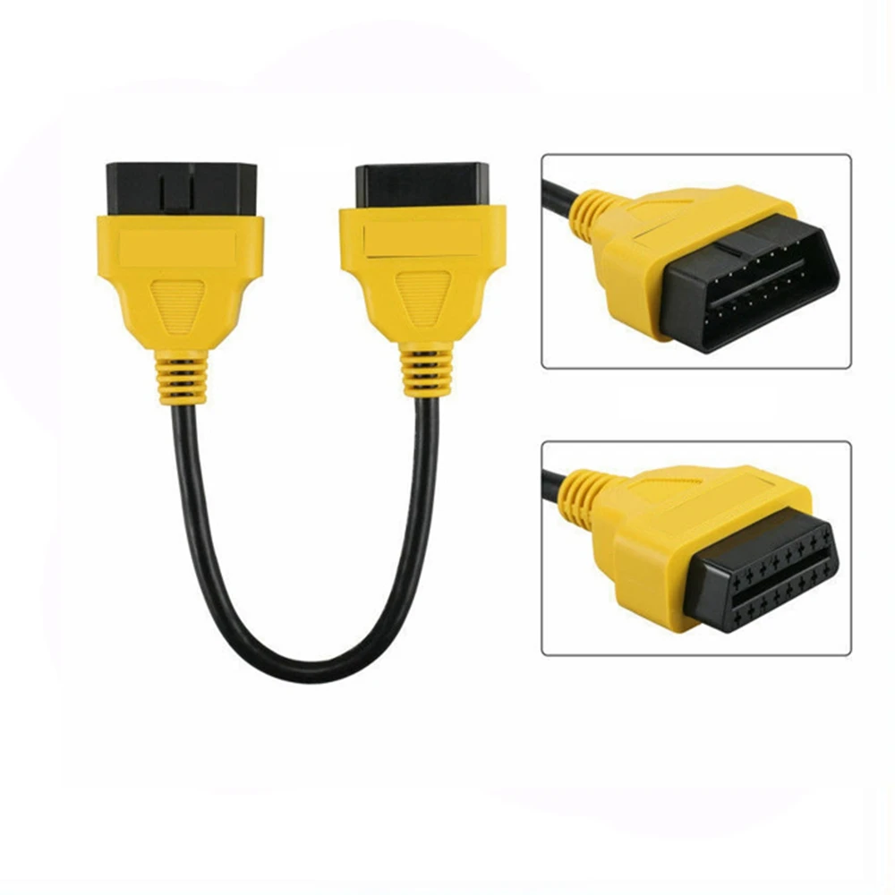 

Диагностический Кабель OBD2 30 См, 16-контактный, Разветвитель-удлинитель С Разъемами «папа-мама»