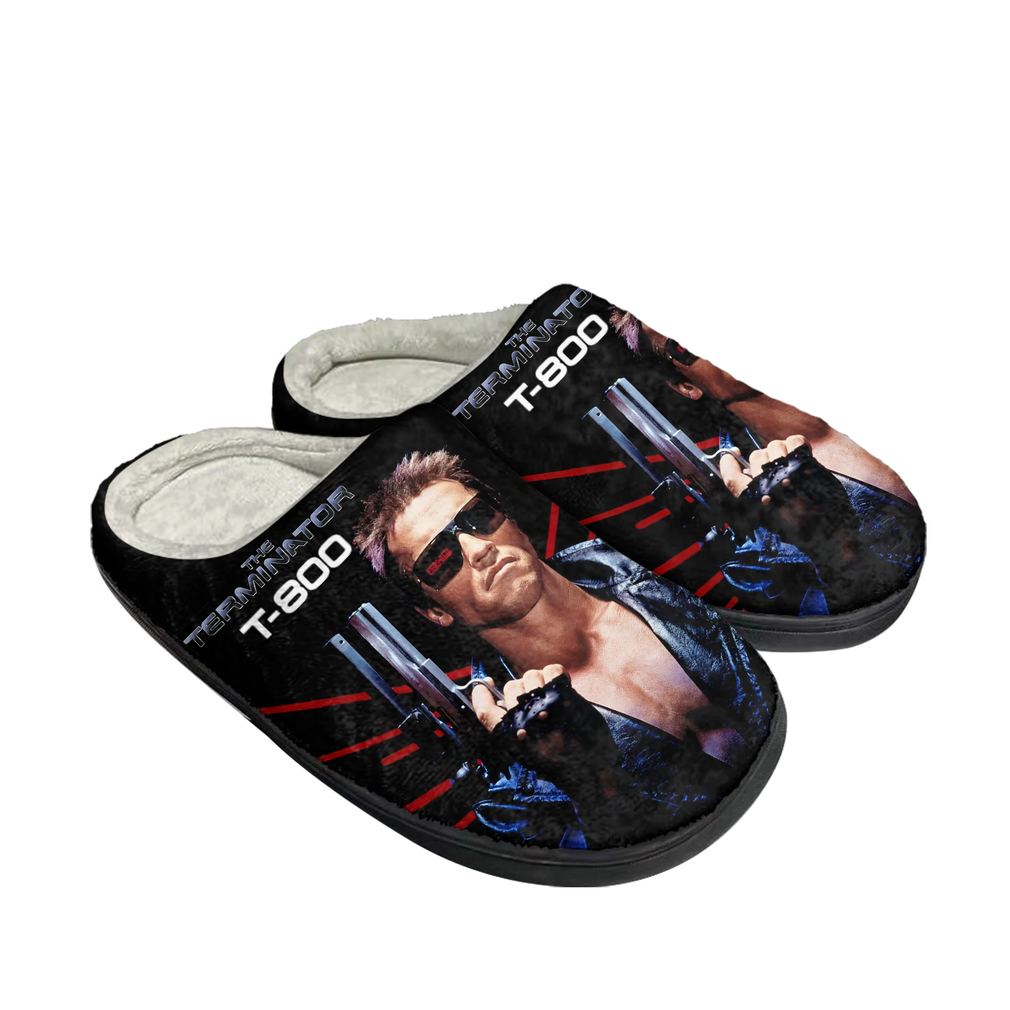 

Домашние хлопковые тапочки The Terminator для мужчин и женщин, плюшевые, для спальни, повседневная сохраняющая тепло обувь, теплые домашние тапочки, индивидуальная обувь «сделай сам»