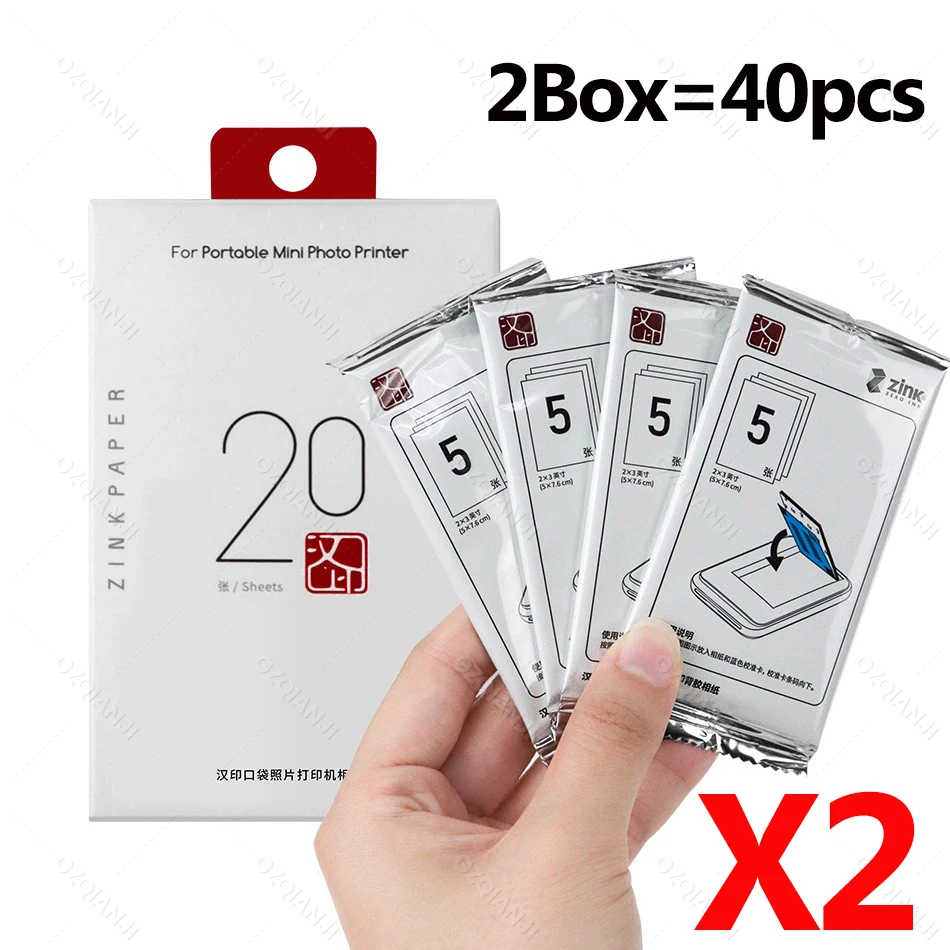 

HPRT MT53 цветная фотобумага Zink 2x3 20 шт