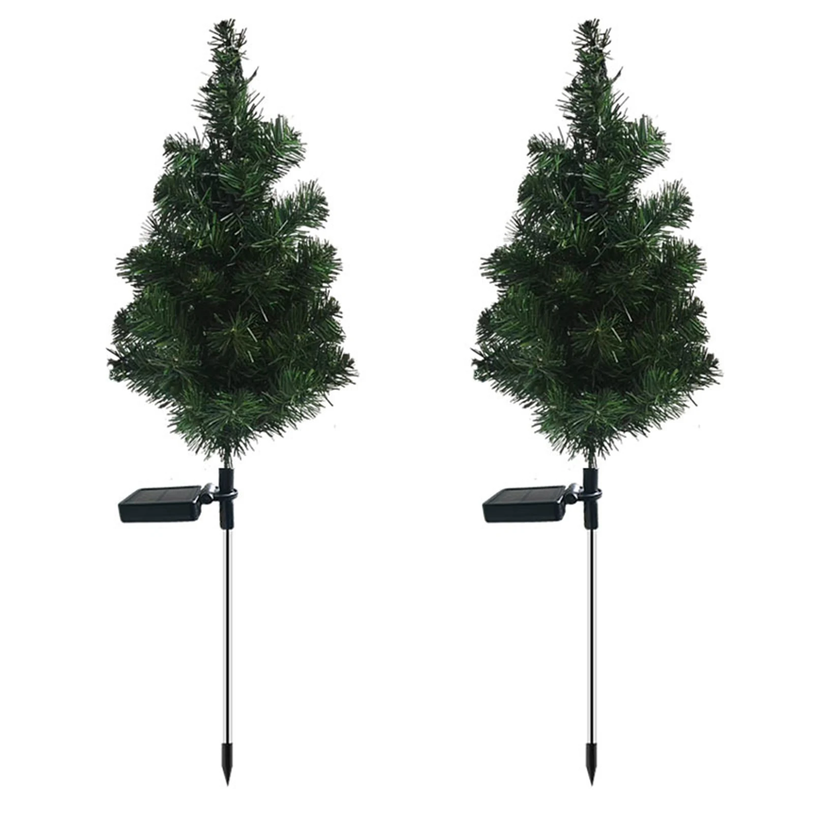 

LED Solar Lights for Garden Set of 2 IP65 In-Ground Lamp Colorful Light Color Landscape Path Lights 600mAh Battery Capacity