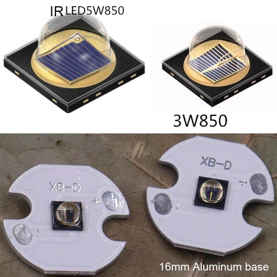 5 Вт ИК 850 нм 940 3 светодиодный излучатель инфракрасный SFH 4715AS SFH4727AS черная серия с