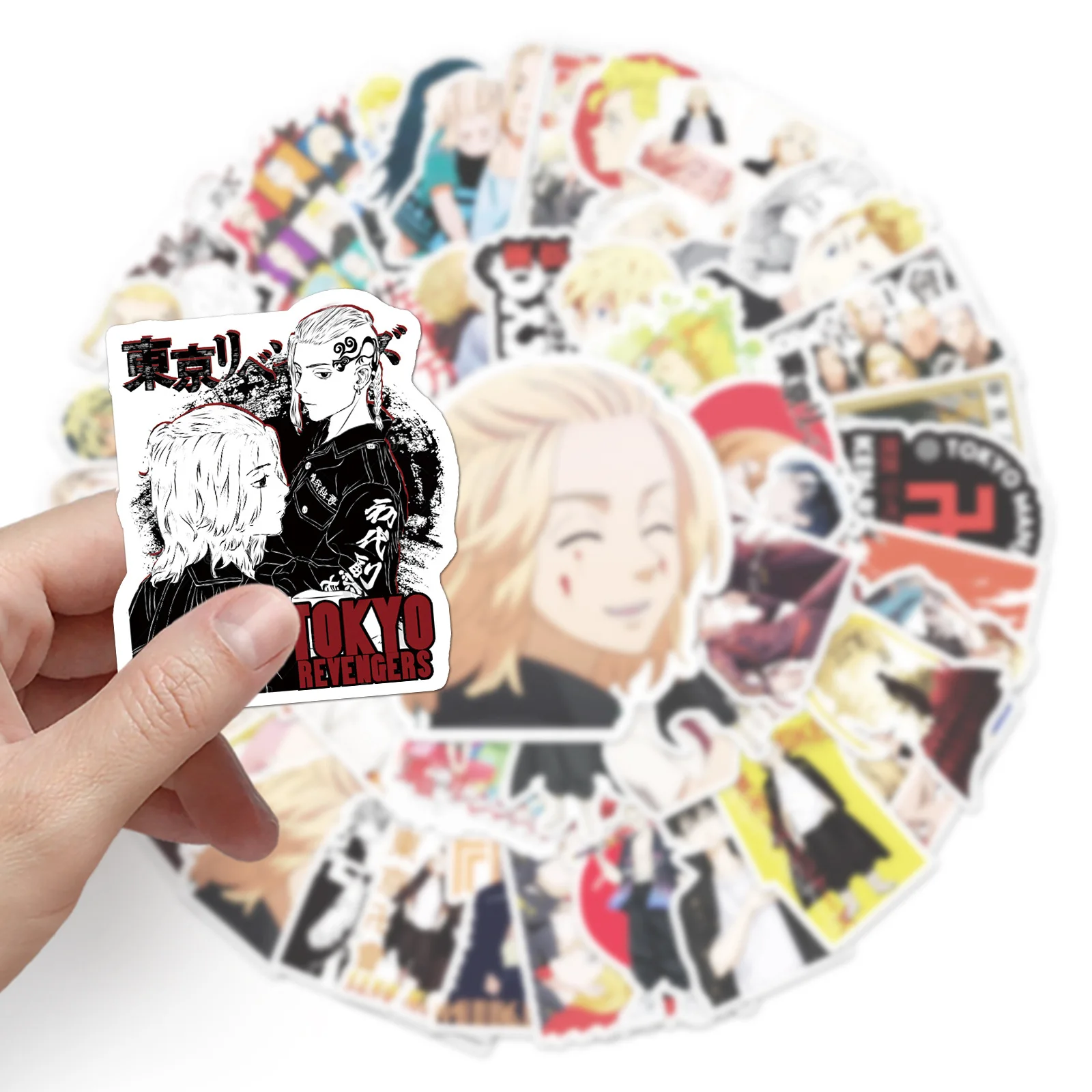 

10/30/50pcs Japanese Anime Tokyo Avengers DIY Suitcase Scooter Guitar Waterproof Cartoon Water Cup Backpack Decorative Sticker