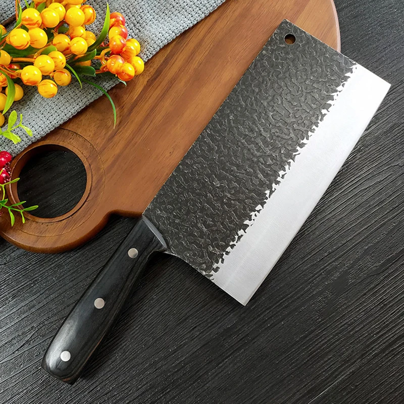 

Stainless Steel Chinese Household Cleaver Chopping Kitchen Knife Chef Butcher Knives Fish Meat Vegetables Cutlery Cooking Tools