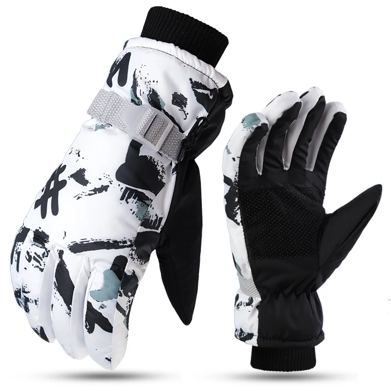 

Women Men Touch Screen Ski Gloves Winter Snowbaord Sled Motor Cycling Gloves Waterproof Thicken Ultralight Windproof Handwear