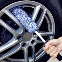 car wash super brush microfiber premium wheels brush non slip handle easy to cleaning rims spokes wheel barrel car accessories