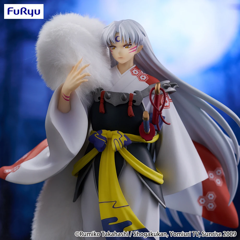 Оригинальная фигурка FuRyu Trio-Try-iT Inuyasha Sesshoumaru vol2, аниме, модель из ПВХ, коллекционные игрушки с героями мультфильмов, 17 см, подарок на день рождения (art.: 3920d49e1eec9) - 3920d49e1eec9