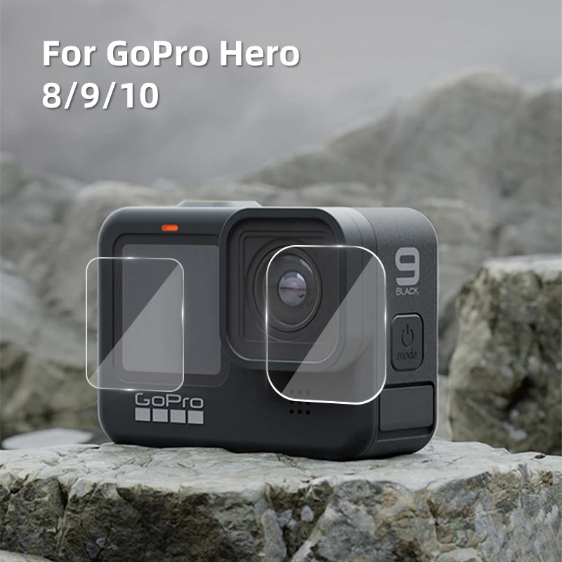 

Tempered Glass Screen Protector for GoPro Hero10 9 8 Black Lens Protection Protective Film Action Camera GoPro Accessories