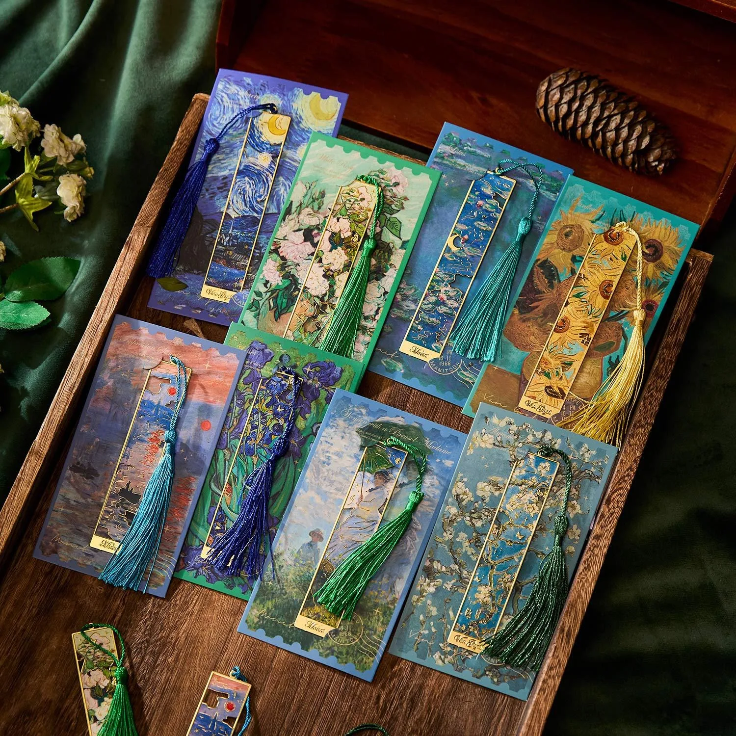 Металлические закладки с кисточками | AliExpress