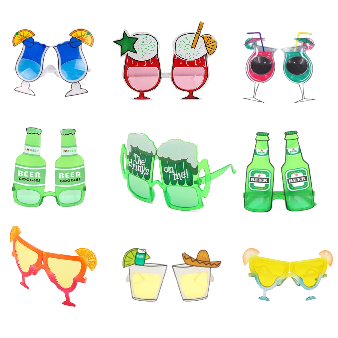 Party Sunglasses Funny Hawaiian Glasses Tropical Photo Booth