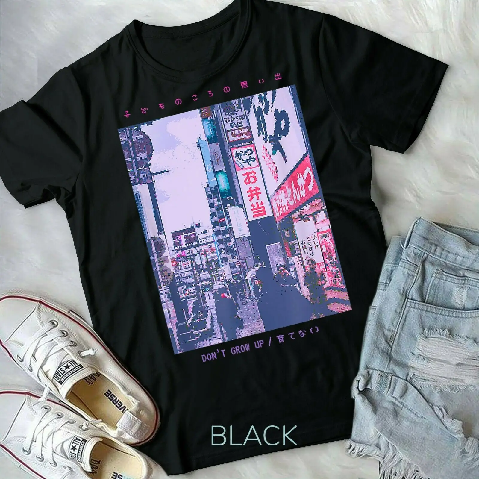 

90's Lofi Tokyo Japanese Streetwear Aesthetic Graphic Form T-shirt